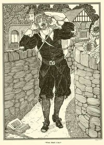 Hva skal jeg gjøre? (gravering) av Louis John Rhead