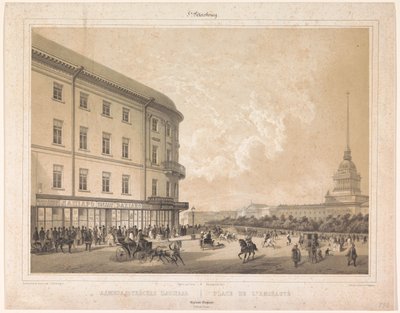 Se på Admiraliteitsplein i Sint-Petersburg Place de l
