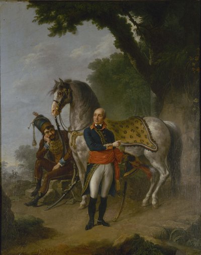 Portrett av general Joseph Marie Servan de Gerbey 1741-1808, ca. 1800. av Louis Lafitte