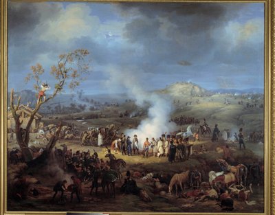 Bivouac de Napoleon I på tampen av slaget ved Austerlitz 1. desember 1805. Maleri av Louis Francois Lejeune (1775-1848) av Louis Lejeune