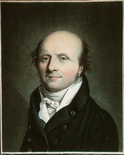 Antoine Dubois (1756-1837) gravert av Gautier (farget gravering) av Louis Leopold (after) Boilly