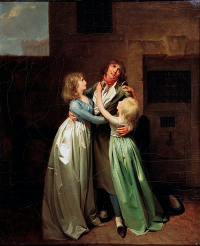 En sørgelig avskjed, 1780-tallet av Louis Leopold Boilly
