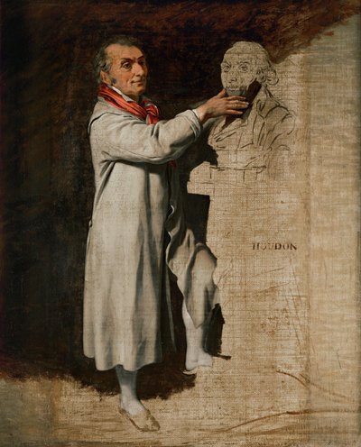 Jean-Antoine Houdon (olje på lerret) av Louis Leopold Boilly