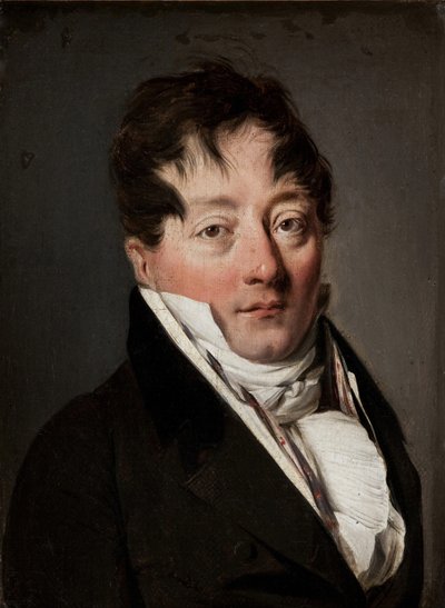 Portrett av Alexandre Balthazar Laurent Grimod de la Reynière 1758-1837 av Louis Leopold Boilly
