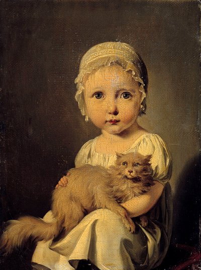 Portrett av Gabrielle Arnault av Louis Leopold Boilly