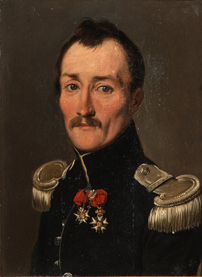 Portrett av Gaston de Banyuls de Montferre i uniform av Louis Leopold Boilly