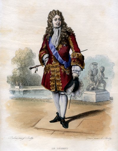 Portrett av Filip II, hertug av Orleans (1674-1723) regent. av Louis Leopold Boilly