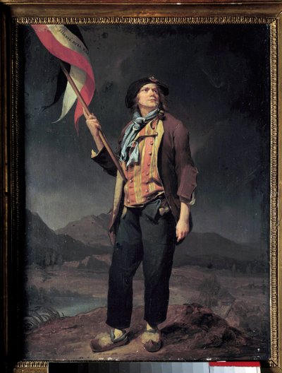 Portrett av sangeren Simon Chenard av Louis Leopold Boilly