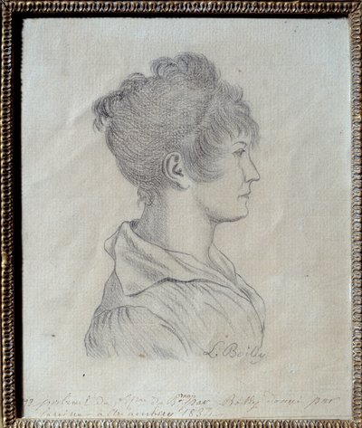 Profilportrett av Josephine de Beauharnais (1763-1814) Tegning av Louis Leopold Boilly (1761-1845) 1793 Søn. 0,17x0,21 m Malmaison, slottsmuseum av Louis Leopold Boilly