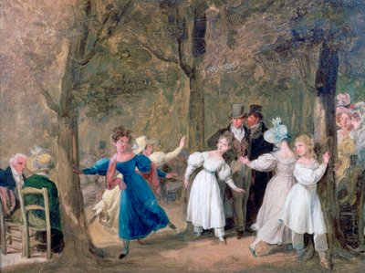 Gjenforening i Luxembourghagen, 1761-1845 av Louis Leopold Boilly