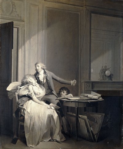 Brevet eller besvimelsen, av Louis Leopold Boilly