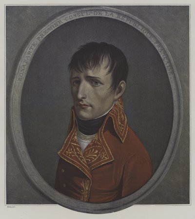 Napoleon Bonaparte, den franske republikkens første konsul av Louis Leopold after Boilly