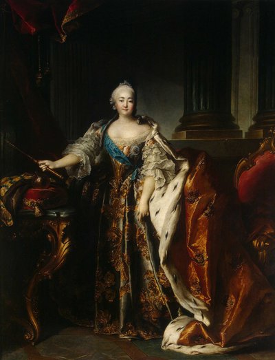 Portrett av keiserinne Elizabeth av Louis Tocqué