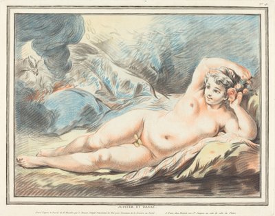 Jupiter og Danae, 1774. av Louis Marin Bonnet