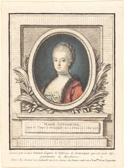 Marie Antoinette, Dauphine. av Louis Marin Bonnet