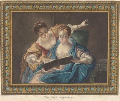 The Fine Musetioners, 1775. av Louis Marin Bonnet