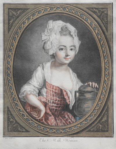 Melkekvinnen av Louis Marin Bonnet