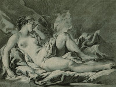 Venus sover, etter Francois Boucher; Venus søvn, etter Francois Boucher, 1771 av Louis Marin Bonnet