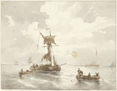Sjølandskap av Louis Meijer