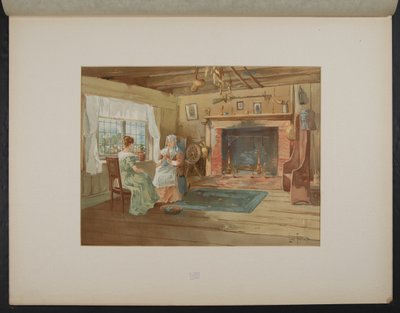 New England Cabin, Midway Plaisance av Louis Meynelle