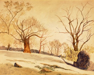 Høstlandskap, ca. 1886-1887. av Louis Michel Eilshemius