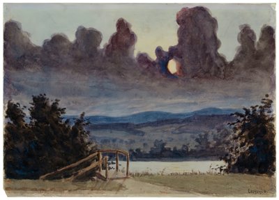 Mørke skyer, ca. 1901. av Louis Michel Eilshemius