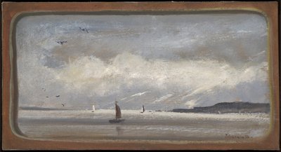 New York havn av Louis Michel Eilshemius