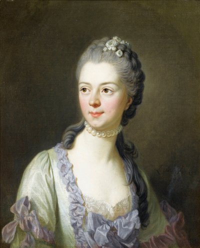 Portrett av prinsesse Ekaterina Dmitrievna Golitsyna (Galitzine) - Portrett av Ekaterina Dmitrievna Golitsyna (1720-1761), født Cantemir par Van Loo, Louis Michel (1707-1771) av Louis Michel van Loo
