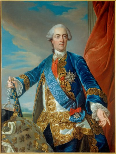 Portrett av Ludvig XV av Louis Michel van Loo