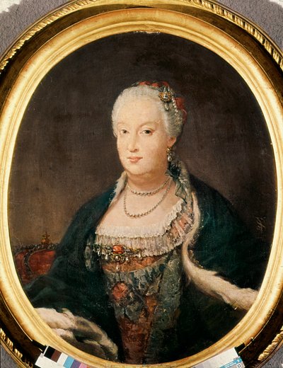 Barbara av Braganza (1711-1758), dronning av Spania (1746-1758), kone til Ferdinand VI av Louis Michel van Loo