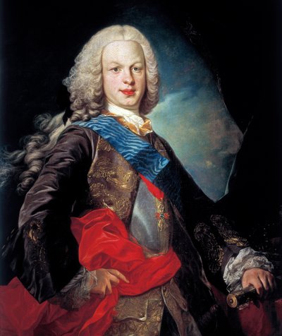Portrett av Ferdinand VI (Fernando VI av Louis Michel van Loo