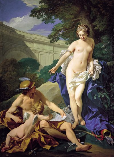 Venus med Merkur og Amor av Louis Michel van Loo