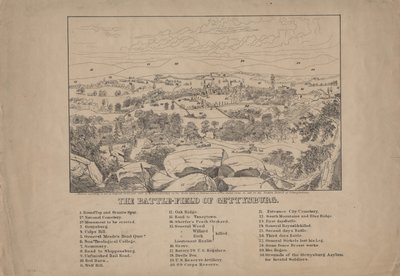 Battle-Field of Gettysburg, ca. 1867 av Louis N. Rosenthal