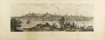 Panoramautsikt over Kasan, 1767 av Louis Nicolas de Lespinasse