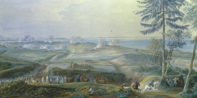 Setet for yorktown fra 6. til 19. oktober av Louis Nicolas van Blarenberghe