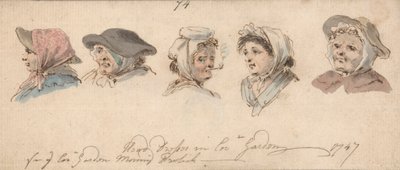 Hodekjoler i Covent Garden av Louis Philippe Boitard