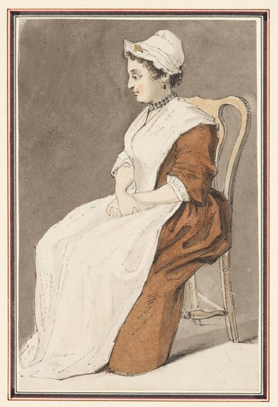 Sittende kvinne av Louis Philippe Boitard