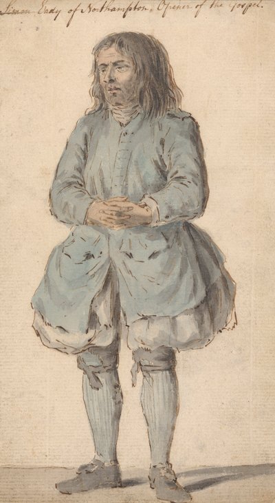 Simon Eady fra Northhampton, åpner for evangeliet av Louis Philippe Boitard