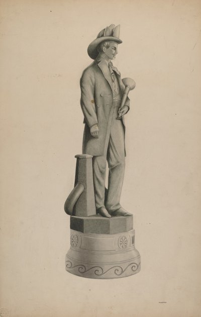 Statue, 19351942. av Louis Plogsted