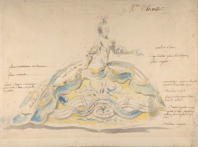 Frøken Marie-Jeanne Fesch Chevallier,. av Louis Rene Boquet