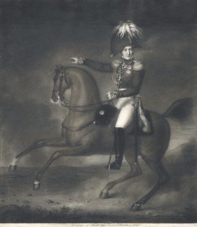 Portrett av grev Alexander Ivanovich Chernyshov 1786-1857 av Louis Rene Letronne
