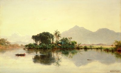 På Orinoco, Venezuela, 1857 av Louis Rémy Mignot