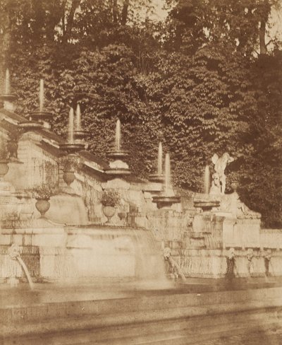 Cascade ved Chateau de St. Cloud av Louis-Rémy Robert