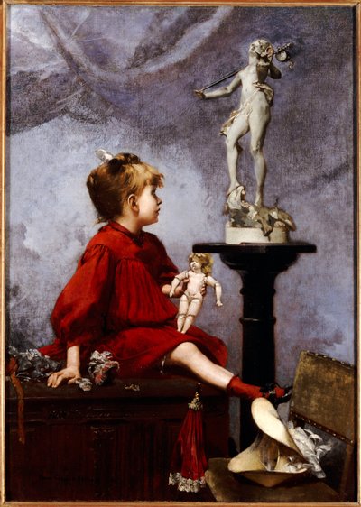 Dukken av Louis Robert Carrier Belleuse