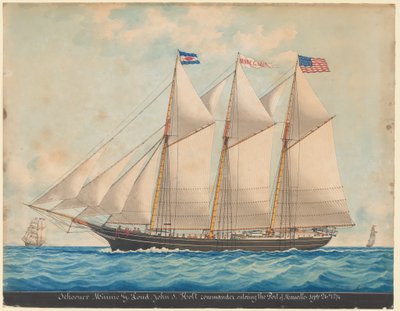 Tern Schooner "Minnie G. Loud" av Louis Roux