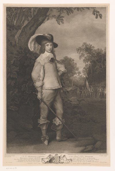 Portrett av Willem II fra Oranje (...) William II av Nassau Stadtholder of United States of Holland (tittel på objekt) av Louis Sailliar