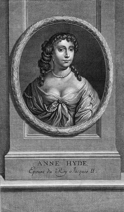 Lady Anne Hyde, c1700-1720. av Louis Simmoneau