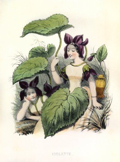 Allegori, fiolen av Louis Simon (1810-1870) Lassalle