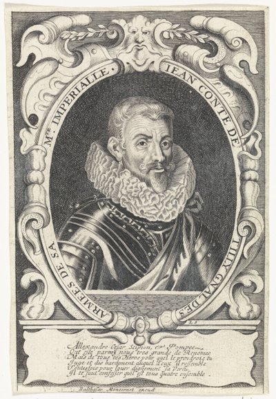 Portrett av Johann Tserclaes, greve av Tilly av Louis Spirinx