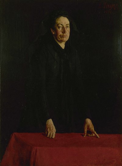 Portrett av Louise Michel 1830-1905, 1882. av Louis Tinayre